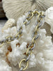 Image of Mixed Link Mixed Metal Textured Cable Chain, Sold by the foot. 13mm x 10mm, 2mm Thick, Electroplated Base Metal, 4 styles, Fast ship