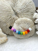 Image of Large Colorful Donut Slider Charms, Enamel and Gold Plated Candy Color Spacers,10 Colors, 5mm ID, 10mm OD,8mm Thick,Jewelry Spacer,Fast Ship