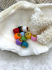 Image of Large Colorful Donut Slider Charms, Enamel and Gold Plated Candy Color Spacers,10 Colors, 5mm ID, 10mm OD,8mm Thick,Jewelry Spacer,Fast Ship
