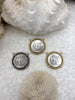 Image of Horse Coin Pendant, Silver Coin Pendant with Bezel, Equestrian Pendant, Coin Bezel, Art Deco Coin, Replica Coin, 3 Bezel Colors, Fast Ship