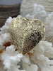 Image of Limited Edition 40mm Gold Plated Brass Heart Locket Charm, Jewelry Pendant, Fast Ship