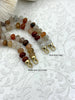 Image of Hand Knotted Peruvian Opal Necklace, 8mm x 5mm Rondelle Beads, 17" Long, Amber Color Opals
