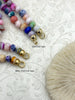 Image of Hand Knotted Colorful Peruvian Opal Necklace, 9mm x 5mm Rondelle Beads, 17" Long