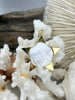 Image of Star and Moon Charms, Gold Plated Brass , Mother of Pearl, Fast Ship