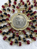 Image of Bulldog Coin Pendant, 38mm Coin, Dog Jewelry