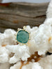 Image of Faceted Gemstones with Dotted CZ Gold Bezel, 3 Styles, Mini Stone Pendant, Gemstone Charm, 16mm, Natural Stones, Fast Ship
