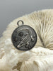 Image of Alligator Coin Pendant. Plated Brass, Gold, Matte Gold, or Burnished Silver, 28mm Coin Pendant, Fast Ship