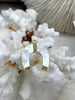 Image of Mother of Pearl Horseshoe Charms, Gold Plated Brass , Mother of Pearl, Fast Ship