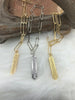 Image of Long Link Paperclip Chain Brass High Quality 6 finishes / Long Skinny Oval Rectangle Paperclip Chain Sold by the foot Electroplated