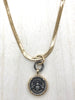 Image of Brass Herringbone Chain Sold by the Piece 16" or 18" with Finished Ends. 3mm or 5mm. Flat Snake Layering Chain Gold or Silver. Fast ship