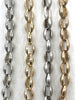 Image of Chunky Cable Rolo Chain Oval sold by the foot. 16mm x 3.75mm. Electroplated Zinc Alloy, 5 finishes available. Fast ship