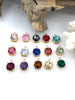 Image of Round Solitaire CZ & Crystal Pendant Cubic Zirconia Pendant 10mm 15 colors Fast Shipping