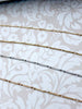 Image of Brass Dainty Delicate Bar Chain, Delicate Chain, Tiny Bar Chain, Stick Chain Sold by the foot. Electroplated 4 Finishes Available. Fast ship