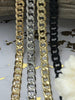 Image of Brass Lightweight Cuban Curb Chain HIGH QUALITY Gold Plated Curb Chain, Matte Gold, Matte Black Rhodium Flat Curb Chain 5mm Fast ship
