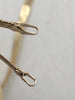 Image of Brass Herringbone Chain Sold by the Piece 16" or 18" with Finished Ends. 3mm or 5mm. Flat Snake Layering Chain Gold or Silver. Fast ship