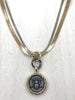 Image of Brass Herringbone Chain Sold by the Piece 16" or 18" with Finished Ends. 3mm or 5mm. Flat Snake Layering Chain Gold or Silver. Fast ship