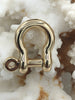 Image of BRASS U Lock Clasp With Screw, U Shape Shackle, , U Fastener, Marine Shackle , Horseshoe Clasp, Anchor Carabiner, Anchor Shackle. Fast Ship