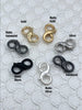 Image of 18mm Double Opening Infinity Figure 8 clasp for Easy Connectors, Spring Hook Lobster Clasp, Jewelry Clasps ,Brass Clasp, colors Fast Ship