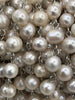 Image of Freshwater AA+ 9mm White Near Round Freshwater Pearl Beaded Rosary Chain, Natural Freshwater Pearl ,Pearl Chain, Pearl,High Luster,Fast Ship