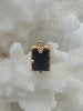 Image of Crystal and Gold Pendants and Charms Connectors. Black and Clear Connector, Crystal Connector 3 Styles Fast Ship