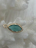 Image of Crystal Gold Soldered Pendants and charms. Purple,Clear,Aquamarine,Teal Marquise Crystal, Soldered Charms 4 Colors Fast Ship