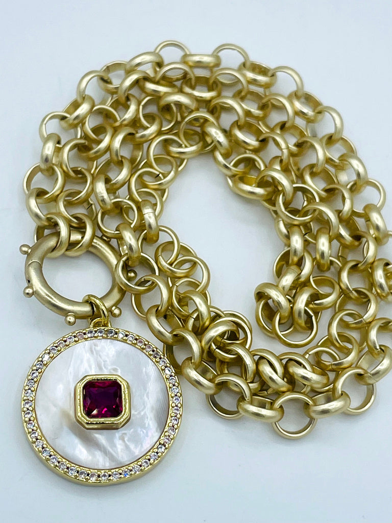 Chanel Vintage Rolo Chain Necklace