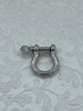 Image of Zinc Alloy U Lock Clasp With Screw, U Shape Shackle,U Fastener, Marine Shackle, Horseshoe Clasp, Anchor Carabiner, Anchor Shackle. Fast Ship
