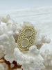 Image of CZ Gold Micro PAVE Charm Pendant BRASS, Small Charm, Cubic Zirconia Pendant, Fast Ship