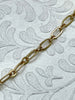 Image of Mixed Link Cable Chain, by the foot. Lg Link 7.6mm x 3.8mm Sm link 4.2mm x 3.2mm Gold and Silver Fast ship