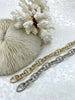Image of Brass Mariner Chain, Bulky Chain, Chunky Chain 21mm wide x 12mm. gold plated over Brass or Rhodium. HIGH QUALITY.
