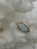 Image of Crystal Gold Soldered Pendants and charms. Purple,Clear,Aquamarine,Teal Marquise Crystal, Soldered Charms 4 Colors Fast Ship