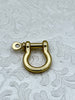 Image of Zinc Alloy U Lock Clasp With Screw, U Shape Shackle,U Fastener, Marine Shackle, Horseshoe Clasp, Anchor Carabiner, Anchor Shackle. Fast Ship