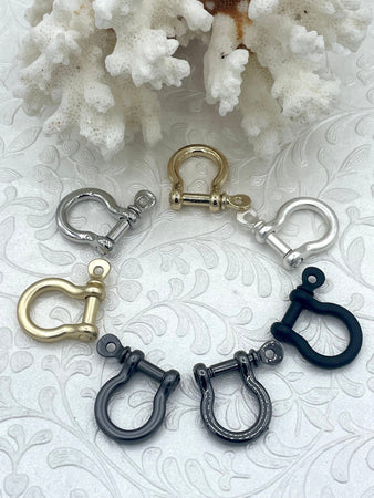 Zinc Alloy U Lock Clasp With Screw, U Shape Shackle,U Fastener, Marine Shackle, Horseshoe Clasp, Anchor Carabiner, Anchor Shackle. Fast Ship