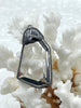 Image of Crystal Gunmetal Soldered Pendants and charms. Connector Soldered Charm, 6 Styles of Charms and Pendants, Clear Crystal. Fast Shipping