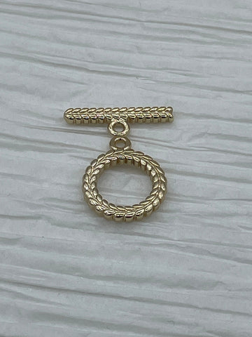Brass Toggle 15mm, OT Clasp,  Jewelry Clasps, Connectors ,Brass Clasp, Findings, Clasp, 6 Finishes plated Fast Shipping Bling by A