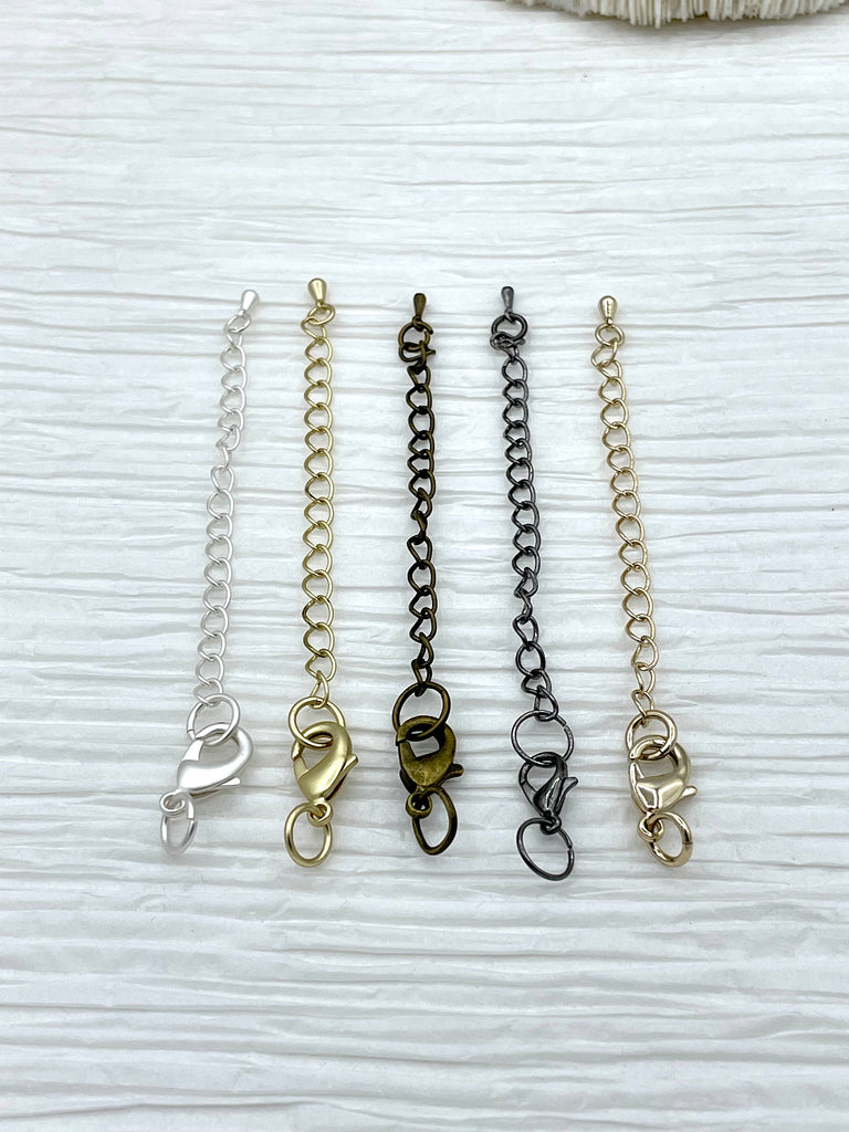 Clasp Chain Extenders Brass Lobster Clasp With Extender Chain