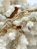 Image of Brass Mariner Chain,Anchor Chain, Chunky Chain 12 x 8mm or 8 x 6mm. Gold Plated, Rhodium or Worn Gold. Fast Ship