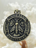 Image of French Bee Coin Pendant, Assurance l'Abeille Medal W/Bail Founded 1857 30 mm, Replica Medals Assurance l'Abeille Medal with bail Fast Ship