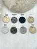 Image of Champagne Coin Pendant, Bley Frères, Champagne Token Reproduction 28mm, French Coin Pendant, Champagne Medallion 8 Finishes. Fast Ship