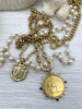 Image of Fleur De Lis Shield Charms with CZ, Fleur De Lis Charm, 9 Finishes, Brass Charm, Fleur de lis Pendant, French Charm, Paris Charm, Fast Ship.