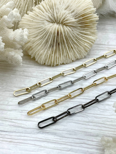 Paperclip Chain Brass High Quality 3 colors - Fast Ship - Bling by A ...