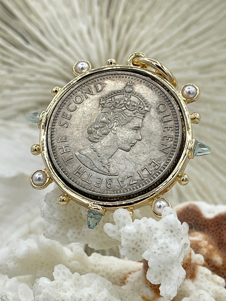 Queen Elizabeth II Coin Pendant Necklace