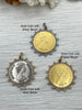 Image of Queen Elizabeth II Coin Pendant,Royal Pendant,Queen Pendant,Coin with Pearl and CZ Accents,Queen Elizabeth II Coin, 3 Styles. Fast Ship
