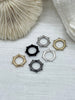 Image of Brass Snap Clasp, Snap Circle with Dots, Round Snap Ring, Snap Gate Clasp, Necklace Building Extender, Charm Holder, FastShip WHOLESALE