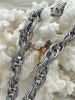 Image of Textured Chunky Triple Link Chain, Multilink Chain Oval, Statement Chain sold by the foot 13mm x 9.4mm. 4 finishes available. Fast Ship