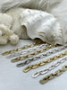 Image of Mixed Link Cable Chain, by the foot. Lg Link 13.4mm x 7.2mm Sm link 9.6mm x 1.9mm, Electroplated Base Metal, 7 finishes, Fast ship Bling by A