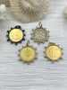 Image of French Horticole De Dison, Le Monde and Horse Pendant, Horse Coin, French Pendant, French Coin, Gold Coin, French Coin, Fast Ship