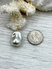 Image of Baroque Glass Pearl Replica Pendant, Glass Pearl Replica, Baroque Shape Pearl Pendant, Large Baroque Hand Wire wrapped, 5 colors, Fast Ship
