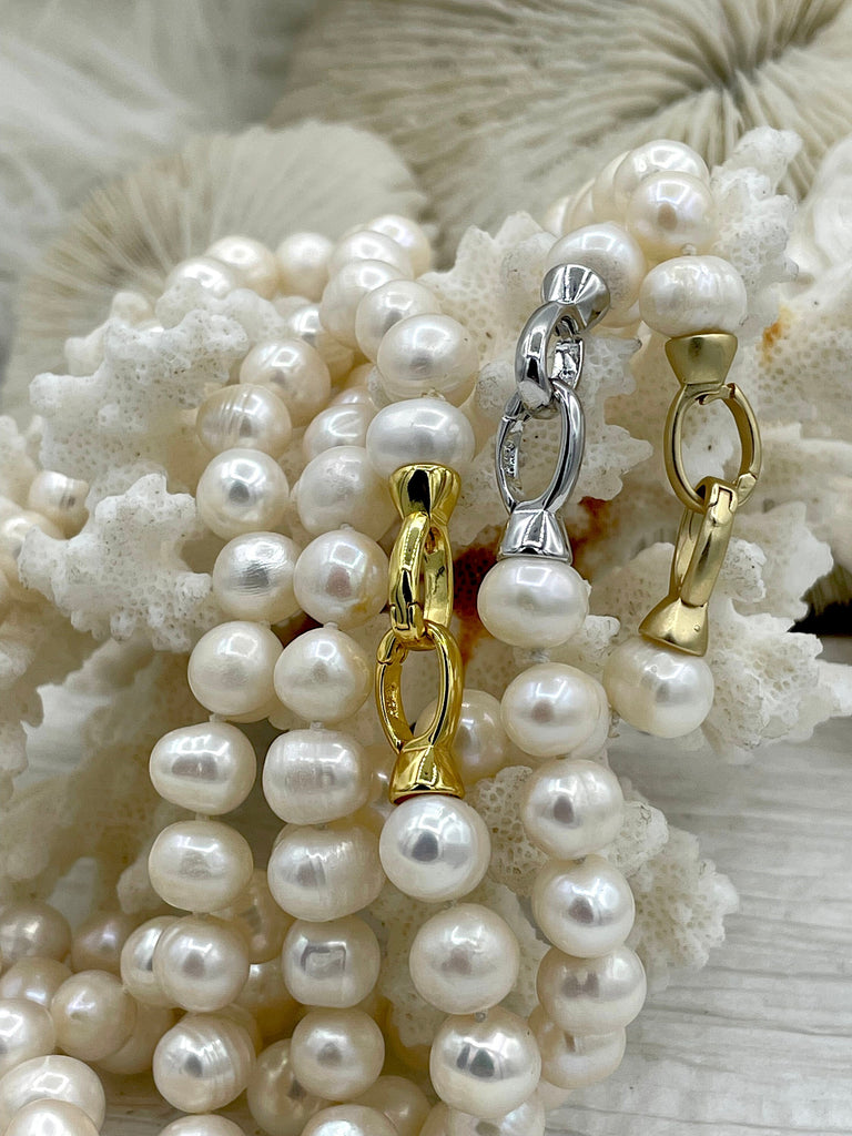 Golden South Sea Pearls with 18kt Yellow Gold Clasp | Shelly Bermont Fine  Jewelry