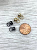 Image of Brass Tie Bar End Cap Connectors 7mm, End Cap With Tie Bars, DIY End Cap Clasps ,Brass Clasp, Finding/connector, 5 colors Sold as a pair